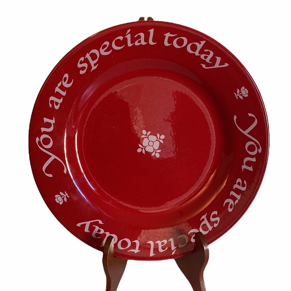 THE ORIGINAL RED PLATE CO. YOU ARE SPECIAL TODAY